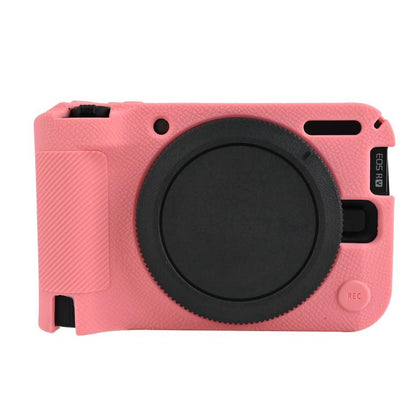 Litchi Texture Soft Silicone Camera Protective Case, For Canon EOS R50 V