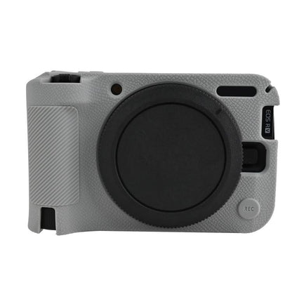 Litchi Texture Soft Silicone Camera Protective Case, For Canon EOS R50 V
