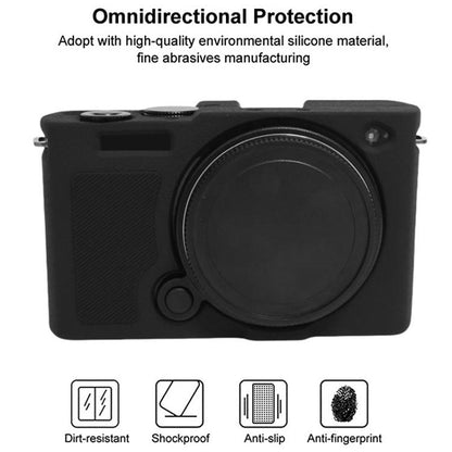 Litchi Texture Soft Silicone Camera Protective Case, For Panasonic LUMIX S9