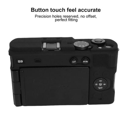 Litchi Texture Soft Silicone Camera Protective Case, For Panasonic LUMIX S9