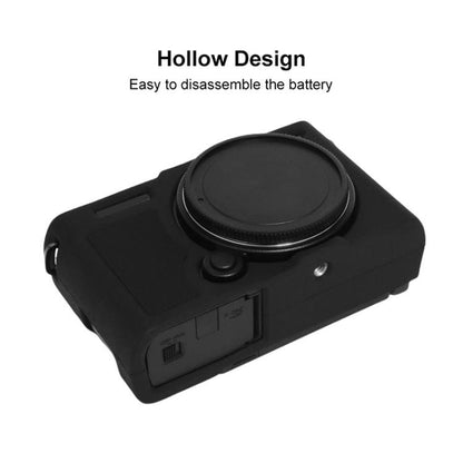 Litchi Texture Soft Silicone Camera Protective Case, For Panasonic LUMIX S9
