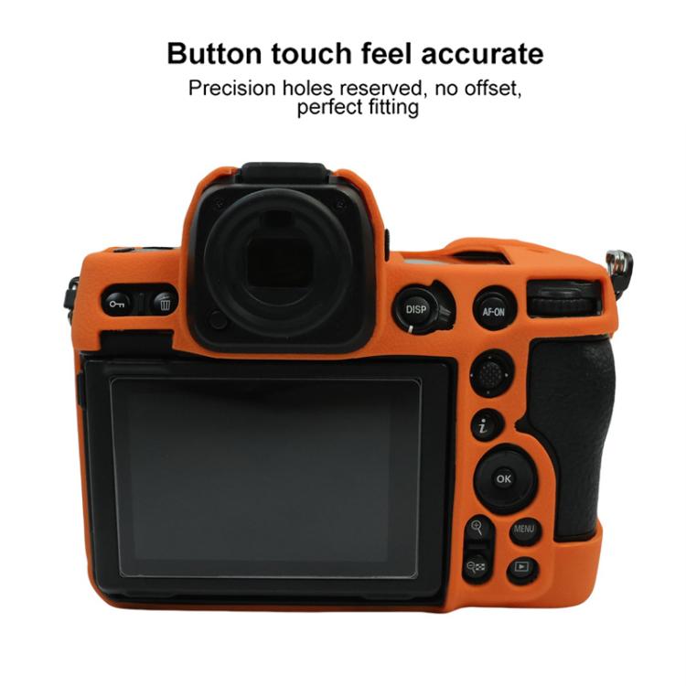 Litchi Texture Soft Silicone Camera Protective Case, For Nikon Z 8