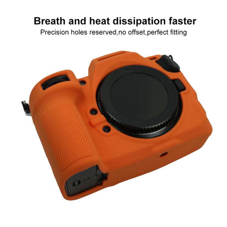 Litchi Texture Soft Silicone Camera Protective Case, For Nikon Z 8