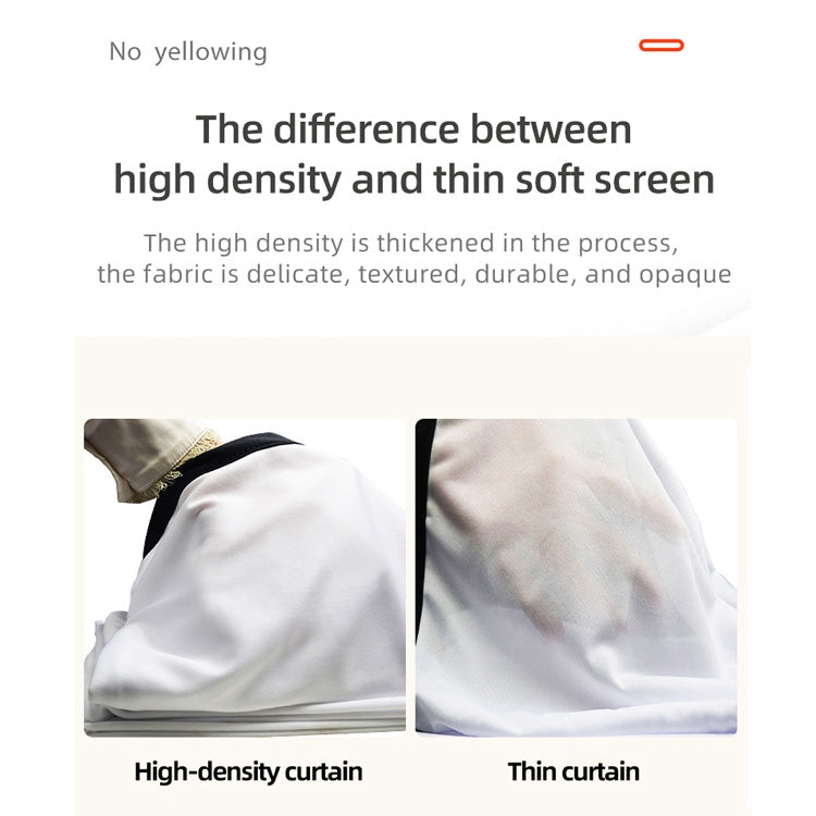 Simple Folding High Density Polyester Projector Film Curtain, Size:60 inch (16:9) Projection Area: 132x75cm, 60 inch (16:9) Projection Area: 132x75c