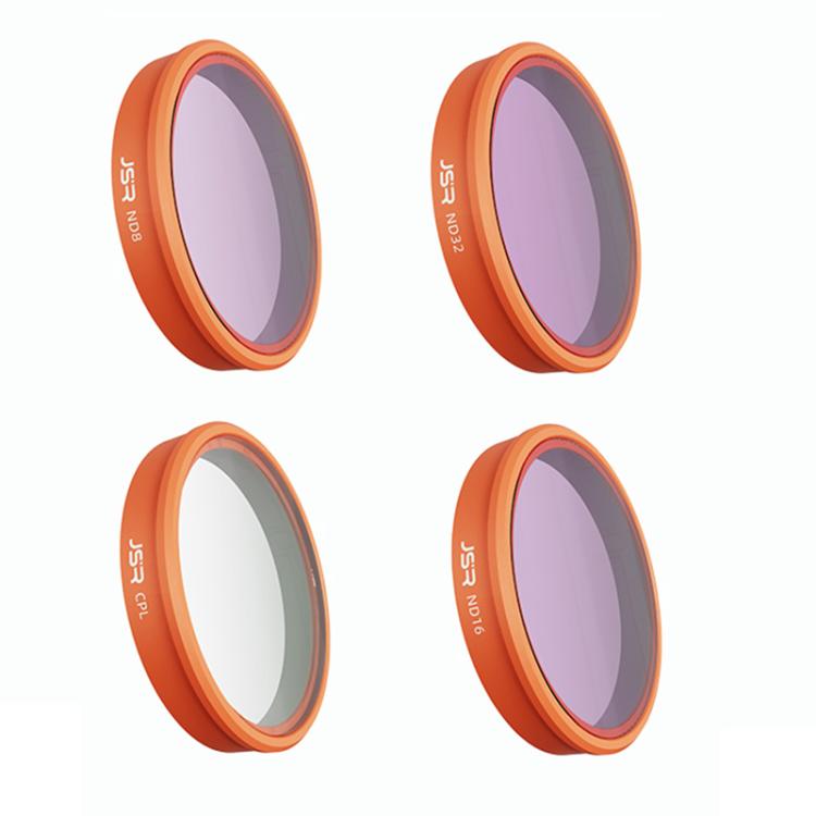 For DJI Osmo Action 6 JSR KO Series Camera Lens Filter, UV, CPL, ND8, ND16, ND32, ND64, ND8PL, ND16PL, ND32PL, ND64PL, STAR, NIGHT, Black Mist 1/4, 3 in 1 UV ND8/16, 4 in 1 ND8-64, 4 in 1 CPL ND8/16/32, 4 in 1 Black Mist CPL ND, 4 in 1 Macro CPL ND