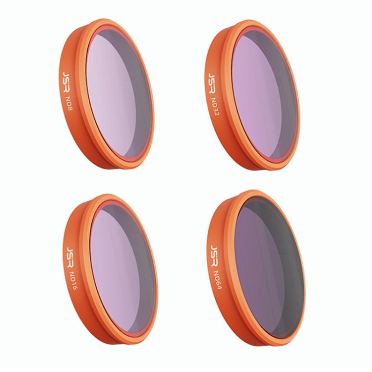 For DJI Osmo Action 6 JSR KO Series Camera Lens Filter, UV, CPL, ND8, ND16, ND32, ND64, ND8PL, ND16PL, ND32PL, ND64PL, STAR, NIGHT, Black Mist 1/4, 3 in 1 UV ND8/16, 4 in 1 ND8-64, 4 in 1 CPL ND8/16/32, 4 in 1 Black Mist CPL ND, 4 in 1 Macro CPL ND