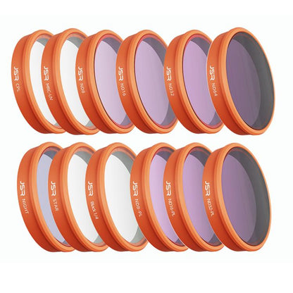 For DJI Osmo Action 6 JSR KO Series Camera Lens Filter, UV, CPL, ND8, ND16, ND32, ND64, ND8PL, ND16PL, ND32PL, ND64PL, STAR, NIGHT, Black Mist 1/4, 3 in 1 UV ND8/16, 4 in 1 ND8-64, 4 in 1 CPL ND8/16/32, 4 in 1 Black Mist CPL ND, 4 in 1 Macro CPL ND