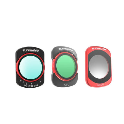 For DJI OSMO Pocket 3 Sunnylife Camera Lens Magnetic Metal Filter, MCUV, CPL, ND8, ND16, ND32, ND64, Black Mist 1/4, 3 in 1 Shadow Filter Set, 3 in 1 Portrait Filter Set, 3 in 1 CPL ND8/16, 3 in 1 Protective Filter Set, 4 in 1 ND8/16/32/64