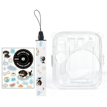 Photo Bag Crystal Shell DIY Sticker Kit with Shoulder Strap, For FUJIFILM instax mini 13