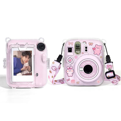 Photo Bag Crystal Shell DIY Sticker Kit with Shoulder Strap, For FUJIFILM instax mini 13