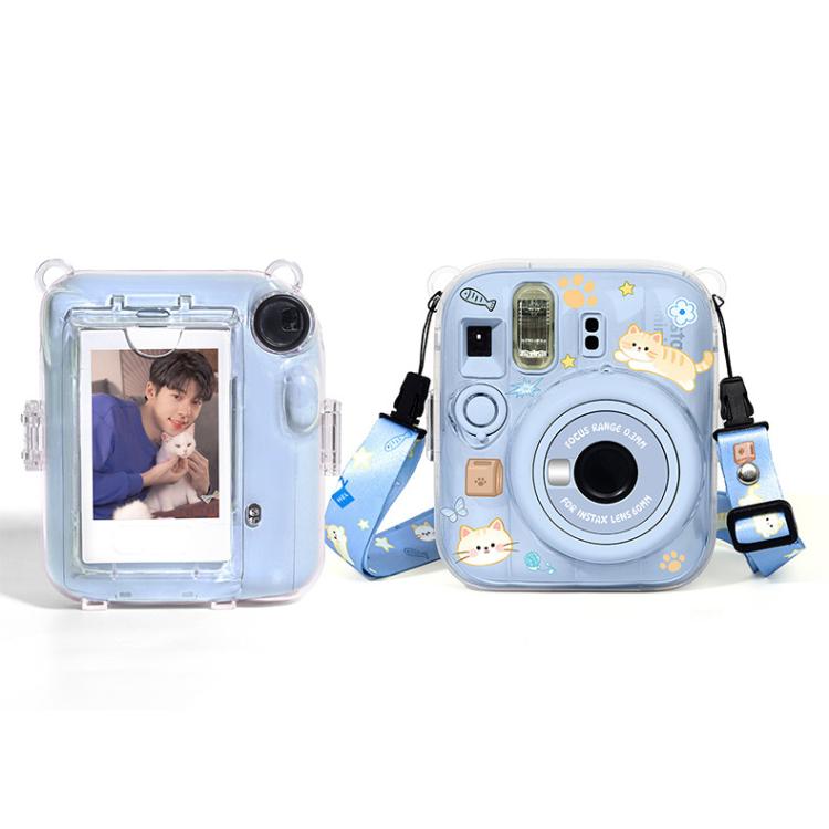 Photo Bag Crystal Shell DIY Sticker Kit with Shoulder Strap, For FUJIFILM instax mini 13