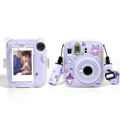 Photo Bag Crystal Shell DIY Sticker Kit with Shoulder Strap, For FUJIFILM instax mini 13