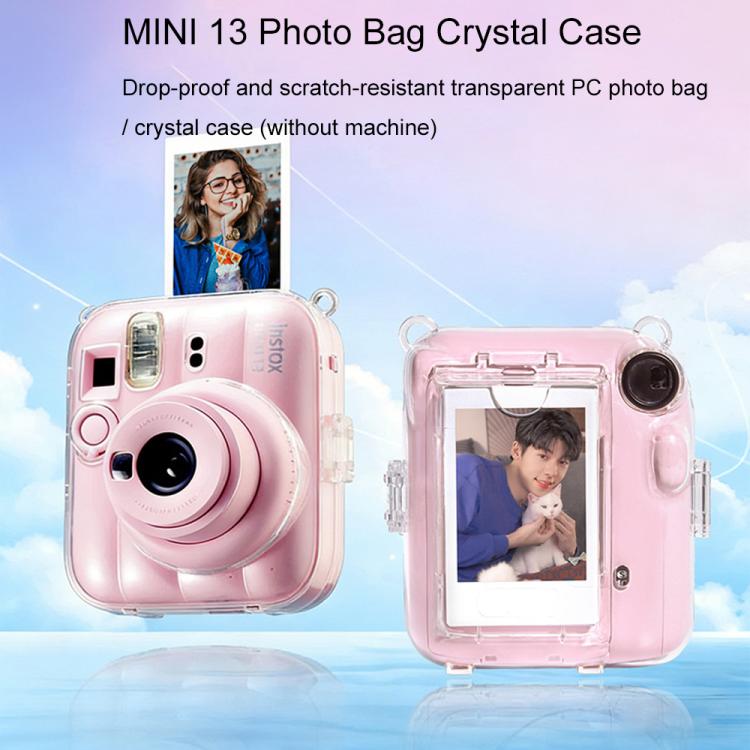 Photo Bag Crystal Shell DIY Sticker Kit with Shoulder Strap, For FUJIFILM instax mini 13