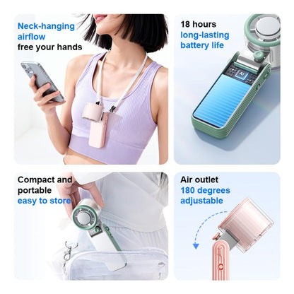 Y31 Portable Mini Foldable Handheld Digital Display Cooling Fan