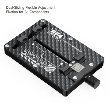 RF4 RF-FT04 Single-Axis Dual-Sliding High-Temperature Carbon Fiber Motherboard Repair Fixture, RF-FT04