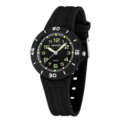 SANDA 6386 Simple 5ATM Waterproof Luminous Children Watch