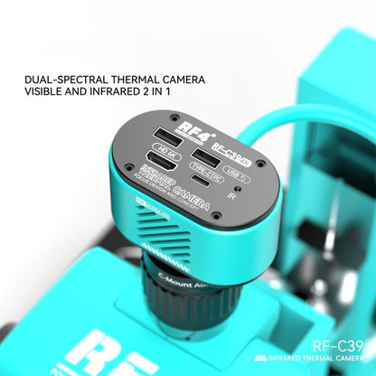 RF4 RF-C39 2 in 1 4K Visible and Infrared Dual-Spectral Thermal Camera for PCB Fault Detector, RF-C39