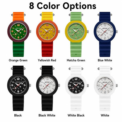 SANDA 9123 3ATM Water-Resistant Luminous Stylish Student Watch