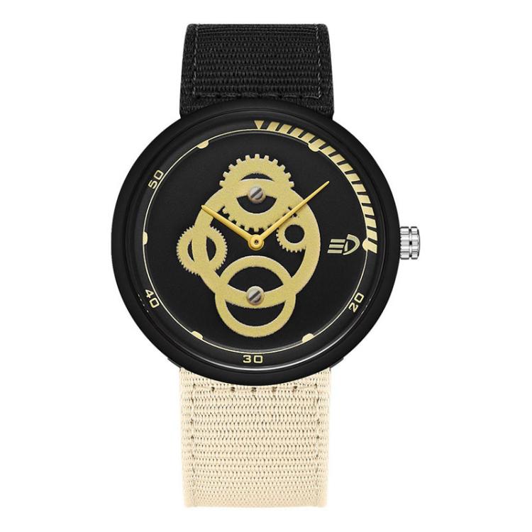 SANDA 3216 Minimalist Style 5ATM Waterproof Student Watch with Nylon Strap