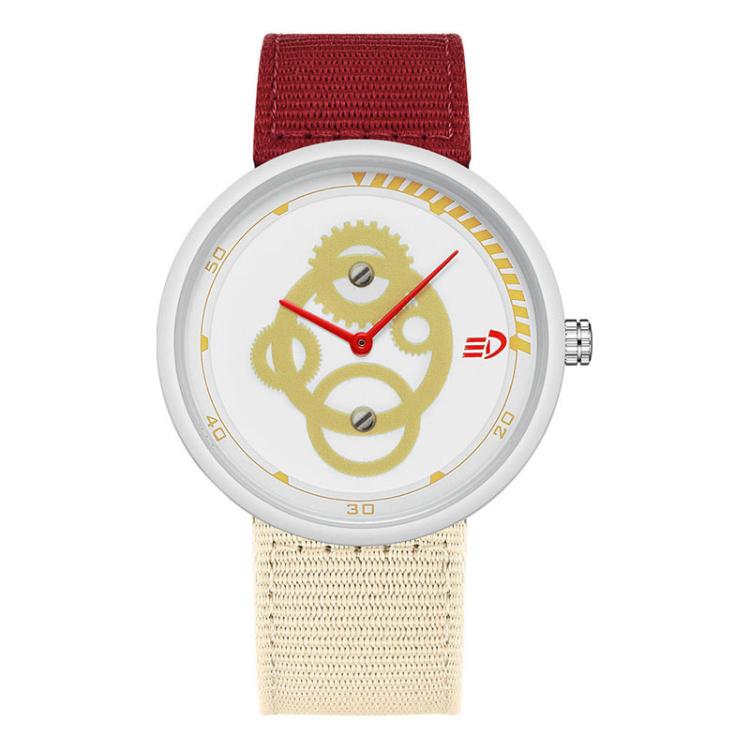 SANDA 3216 Minimalist Style 5ATM Waterproof Student Watch with Nylon Strap