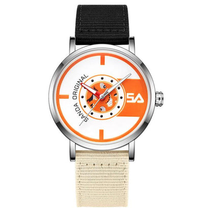 SANDA 3217 Preppy Style 5ATM Waterproof Student Watch with Nylon Strap
