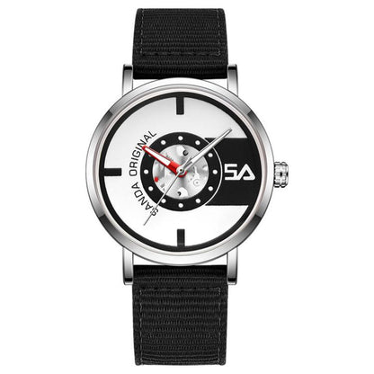 SANDA 3217 Preppy Style 5ATM Waterproof Student Watch with Nylon Strap