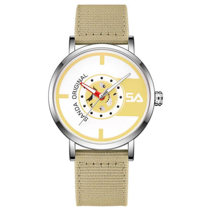 SANDA 3217 Preppy Style 5ATM Waterproof Student Watch with Nylon Strap
