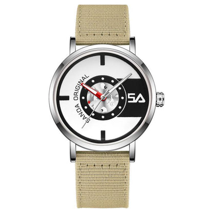 SANDA 3217 Preppy Style 5ATM Waterproof Student Watch with Nylon Strap