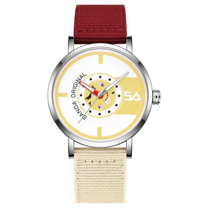 SANDA 3217 Preppy Style 5ATM Waterproof Student Watch with Nylon Strap