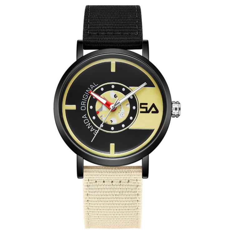 SANDA 3217 Preppy Style 5ATM Waterproof Student Watch with Nylon Strap