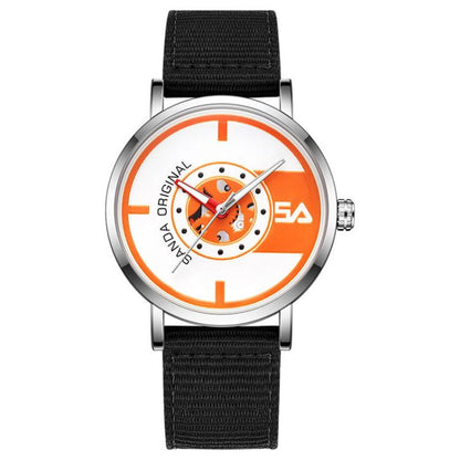 SANDA 3217 Preppy Style 5ATM Waterproof Student Watch with Nylon Strap