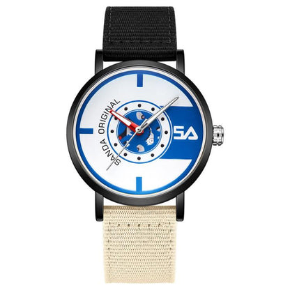 SANDA 3217 Preppy Style 5ATM Waterproof Student Watch with Nylon Strap
