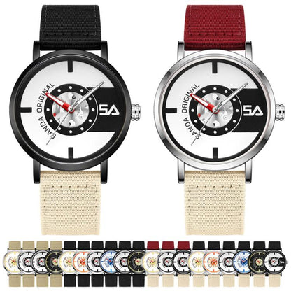 SANDA 3217 Preppy Style 5ATM Waterproof Student Watch with Nylon Strap