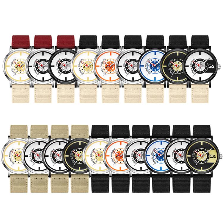 SANDA 3217 Preppy Style 5ATM Waterproof Student Watch with Nylon Strap