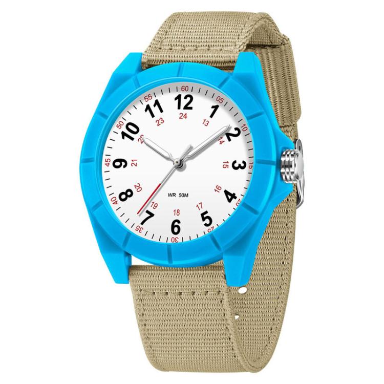SANDA 6232 Simple 5ATM Waterproof Luminous Watch with Nylon Strap