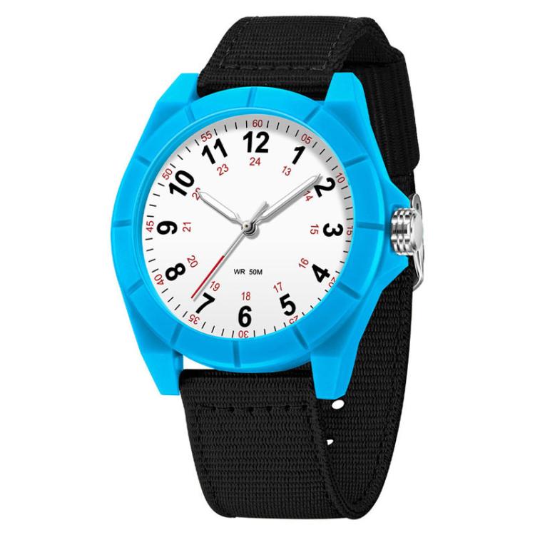 SANDA 6232 Simple 5ATM Waterproof Luminous Watch with Nylon Strap