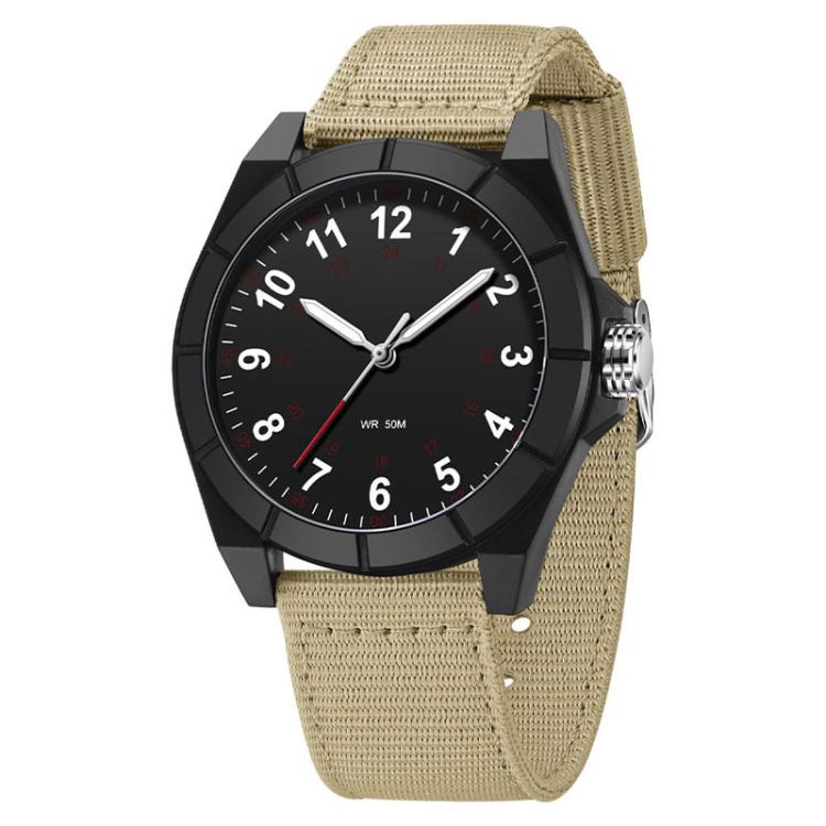 SANDA 6232 Simple 5ATM Waterproof Luminous Watch with Nylon Strap