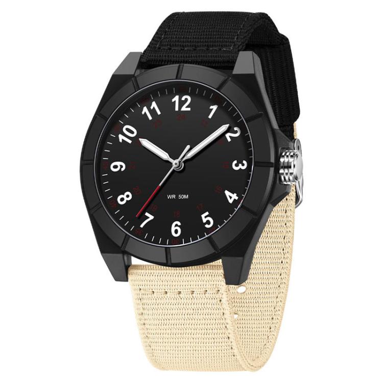 SANDA 6232 Simple 5ATM Waterproof Luminous Watch with Nylon Strap