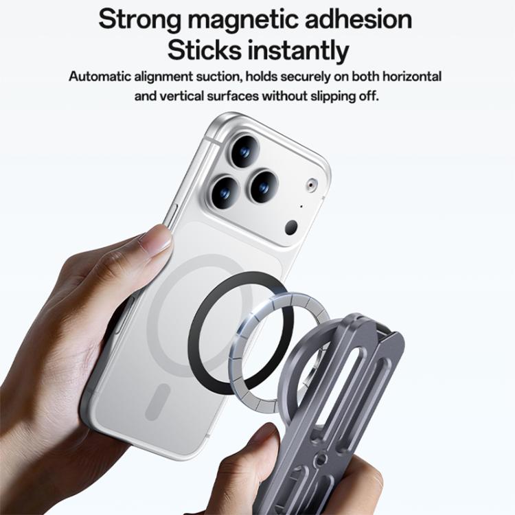 Yesido C231 Portable Folding Aluminum Alloy Tripod Desktop Magnetic Phone Selfie Stick Holder