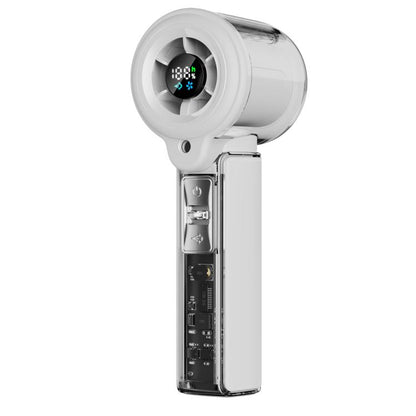 F5 High-Speed Handheld Spray Cooling Fan with LED Display