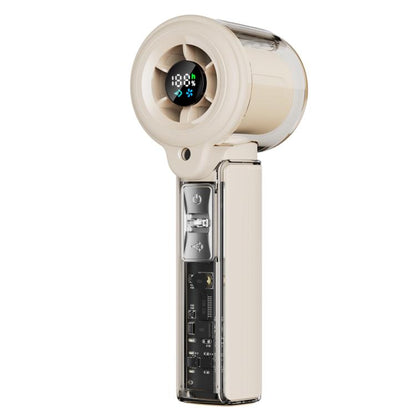F5 High-Speed Handheld Spray Cooling Fan with LED Display
