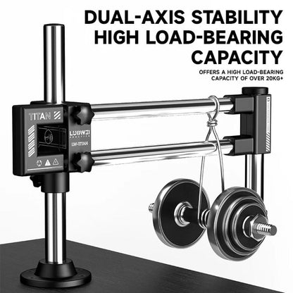 LUOWEI LW-GK02 Titan 360 Degree Rotating Lift Microscope Universal Dual Axis Swing Arm Stand