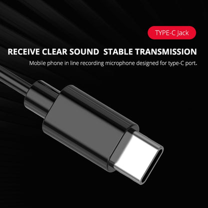 YELANGU MY2-C Type-C Interface Live Broadcast Interview Mobile Phone Lavalier Microphone, Length: 1.5m, MY2-C