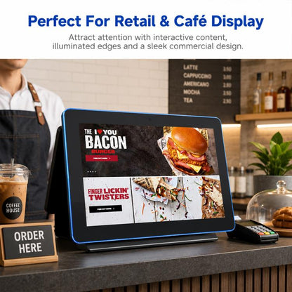 WA1058T 10.1 inch IPS HD Touch Screen Digital Signage, 2GB+16GB, Android 11 RK3568 Quad Core, US Plug, EU Plug, UK Plug