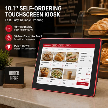 WA1058T 10.1 inch IPS HD Touch Screen Digital Signage, 2GB+16GB, Android 11 RK3568 Quad Core, US Plug, EU Plug, UK Plug
