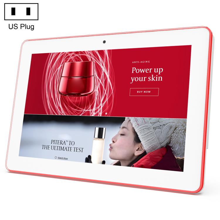WA1058T 10.1 inch IPS HD Touch Screen Digital Signage, 2GB+16GB, Android 11 RK3568 Quad Core, US Plug, EU Plug, UK Plug