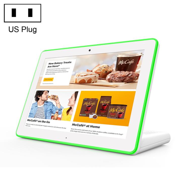 WL1088T 10.1 inch IPS HD Touch Screen Digital Signage, 2GB+16GB, Android 11 RK3568 Quad Core, with LED Light, US Plug, EU Plug, UK Plug