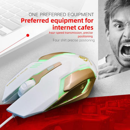 SHIPADOO S150 4D 1600 DPI Ergonomic Optical USB Wired Mouse