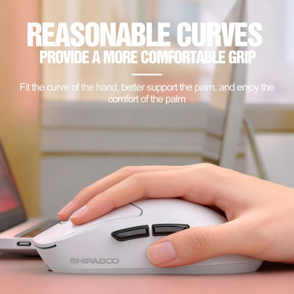 SHIPADOO A7 2.4GHzx Wireless BT Dual-Mode Mouse