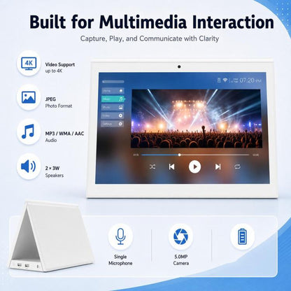 WD1028T 10.1 inch HD Dual Touch Screen Digital Signage, 2GB+16GB, Android 11 RK3568 Quad Core, EU Plug, US Plug, UK Plug